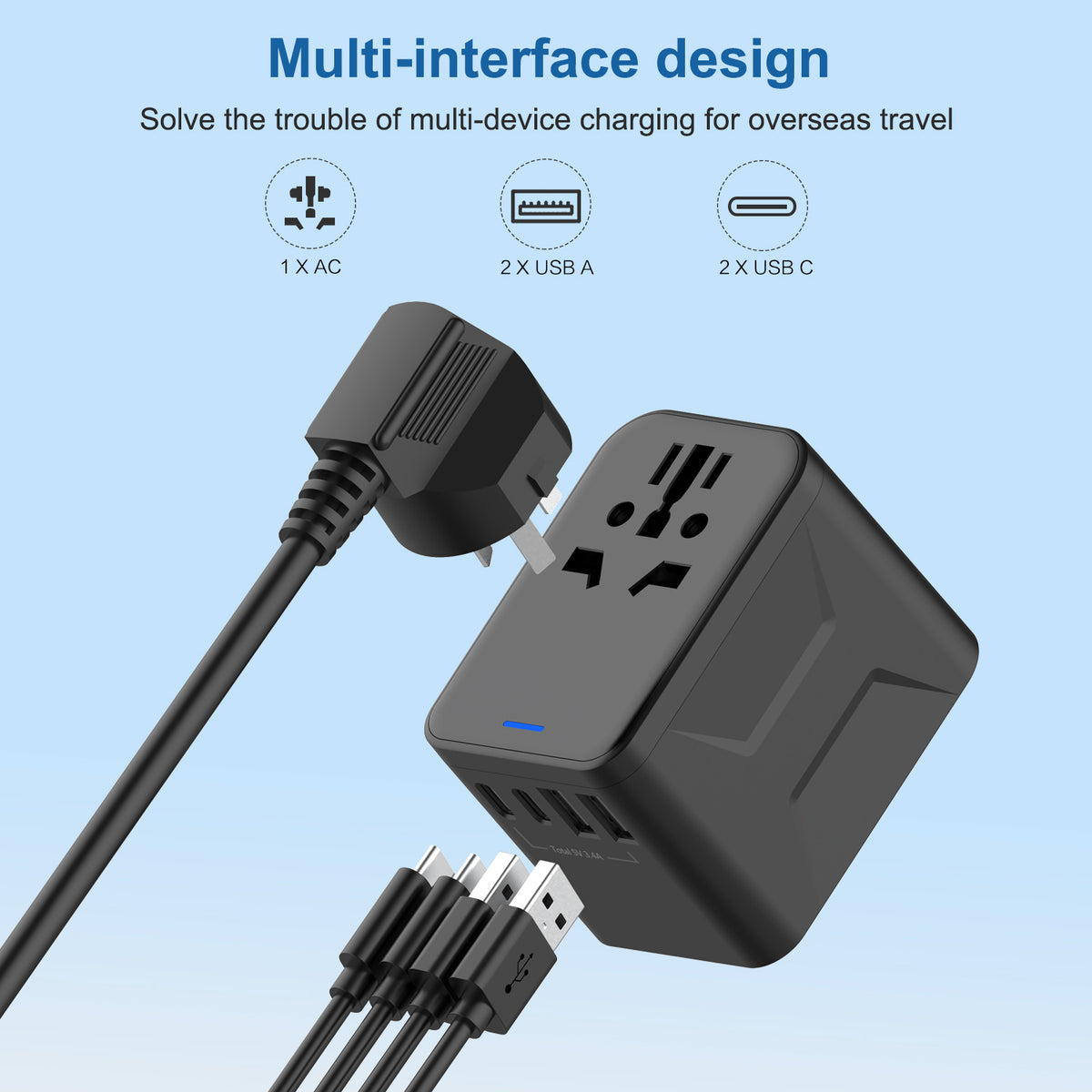 Universal Travel Adapter Worldwide